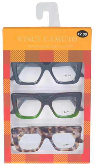 Thumbnail 1: Vince Camuto Women's 3 Pk Reading Glasses 