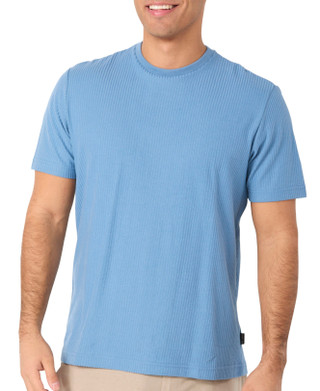 Thumbnail 1: TED BAKER Ted Baker Mens Short Sleeve Drop Needle Rib Crew Tee 