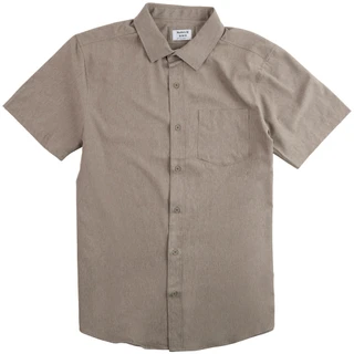 Thumbnail 1: Hurley Hurley Mens Short Sleeve Buttoned Tech Woven Shirt 