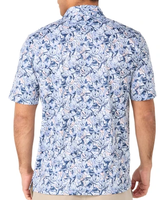 Thumbnail 3: GREG NORMAN Greg Norman Mens Tropical Print Polo Golf Shirt 