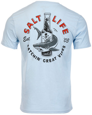 Thumbnail 1: Salt Life Salt Life Mens Short Sleeve Catchin' Great Vibes Shirt 