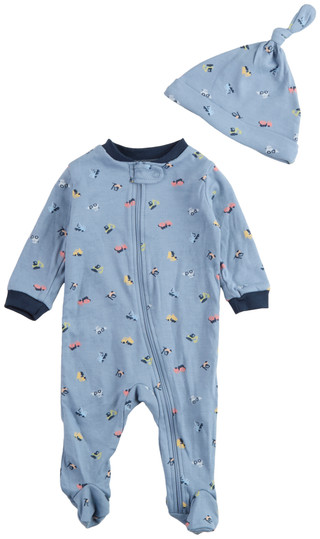 Thumbnail 1: Wrangler Wrangler Baby Boys 2 Pc Sleeper Set 