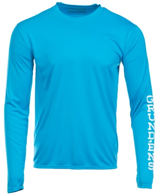 Thumbnail 1: GRUNDENS Grundens Mens Long Sleeve Tough Sun Crew Neck Top 