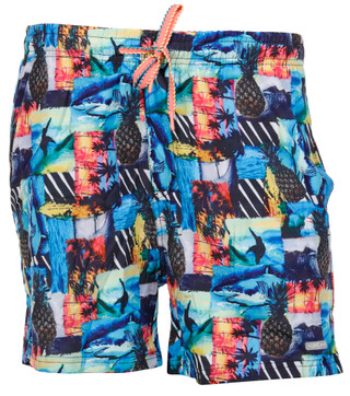 Thumbnail 2: In Gear In Gear Mens Tropical Print Lined Swim Shorts 