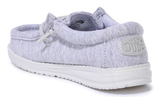 Thumbnail 2: Hey Dude Hey Dude Boys Wally Stretch Knit Slip On Shoes 