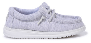Thumbnail 3: Hey Dude Hey Dude Boys Wally Stretch Knit Slip On Shoes 
