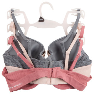 Thumbnail 2: Laura Ashley Laura Ashley Womens 3 Pk Ribbed Seamless Molded Bras 