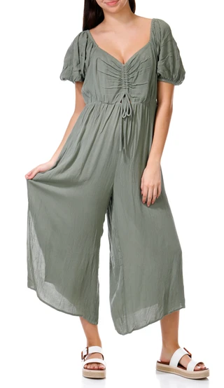 Thumbnail 1: O'Neill O'Neill Juniors Short Sleeve Keiko Jumpsuit 