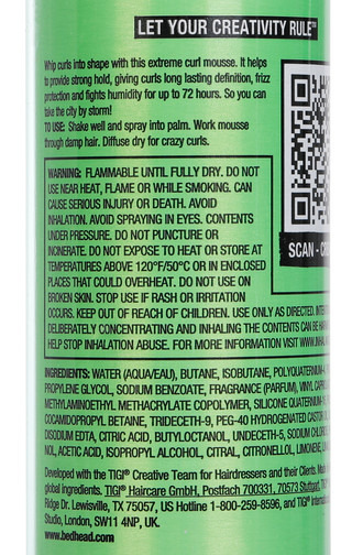 Thumbnail 2: TIGI BED HEAD TIGI Bed Head 8.4 oz Foxy Curls Extreme Curl Mousse 