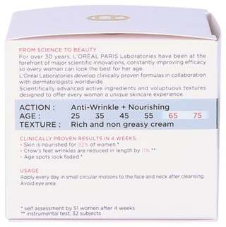 Thumbnail 2: L'OREAL L'Oreal Paris Wrinkle Expert 65+ Anti-Wrinkle Day Cream 