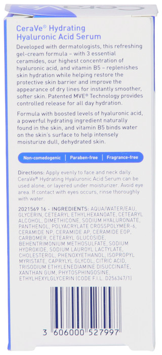 Thumbnail 2: CERAVE CeraVe Hydrating Hyaluronic Acid Serum 