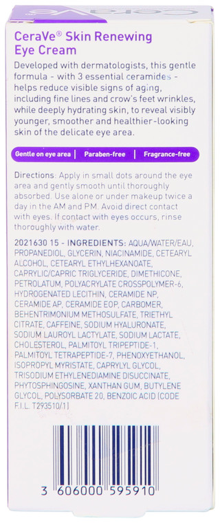 Thumbnail 2: CERAVE CeraVe Skin Renewing Eye Cream 