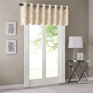Thumbnail 2: Madison Park Madison Park Saratoga Fretwork Print Valance 