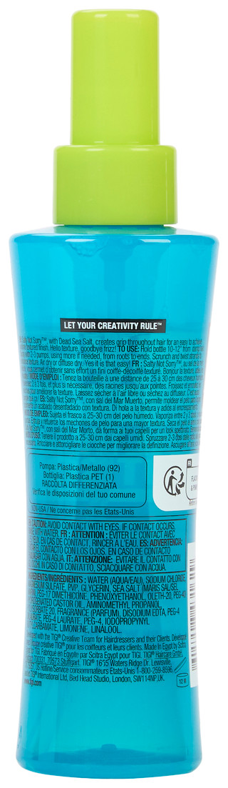 Thumbnail 2: TIGI BED HEAD TIGI Bed Head 3.38 oz Salty Not Sorry Spray 