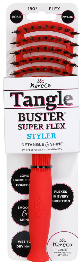 Thumbnail 1: Kareco Tangle Buster Super Flex Styler Hair Brush 