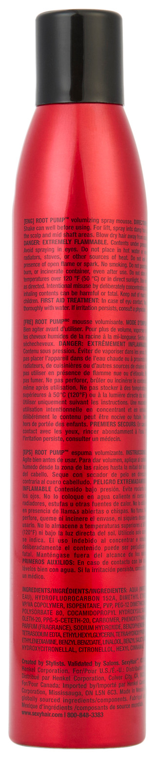 Thumbnail 2: 3M Sexy Hair 10 oz Big Root Pump Volumizing Spray Mousse 