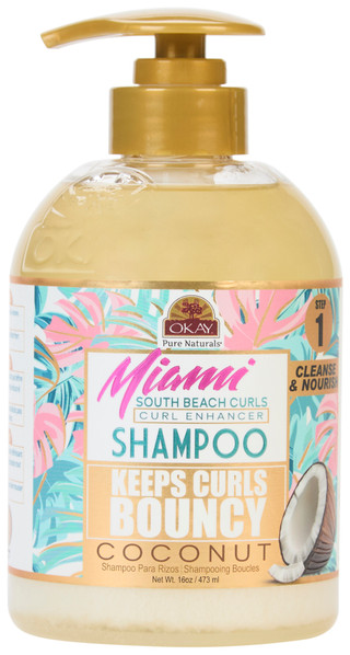 Thumbnail 1: Okay OKAY 16 oz Miami South Beach Curls Coconut Shampoo 