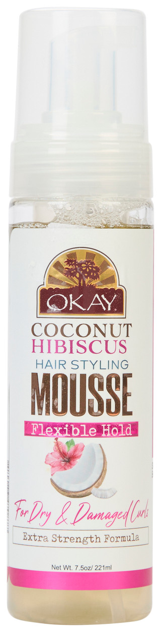 Thumbnail 1: Okay OKAY 7.5 oz Coconut Hibiscus Hair Styling Mousse 