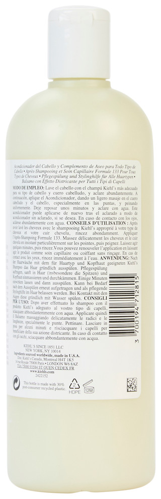 Thumbnail 2: KIEHL'S Kiehl's 16.9 oz Hair Conditioner & Grooming Aid 