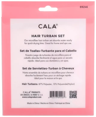 Thumbnail 2: CALA Cala 2 Pk Hair Turbans 