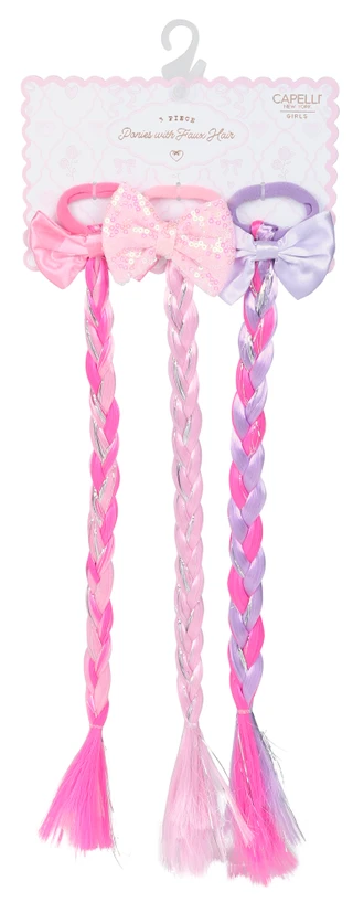 Thumbnail 1: Capelli Capelli Girls 3 Pk Large Hair Bows 