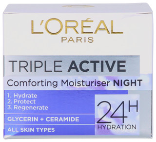 Thumbnail 1: L'OREAL L'Oreal Triple Active Multi Protection Night Moisturizer 