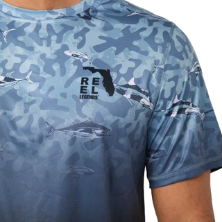 Thumbnail 4: REEL LEGENDS Reel Legends Mens Short Sleeve Reel-Tec Camo Shirt 
