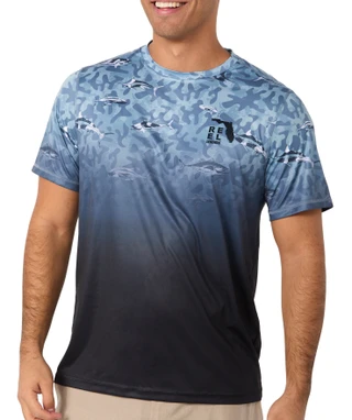 Thumbnail 1: REEL LEGENDS Reel Legends Mens Short Sleeve Reel-Tec Camo Shirt 
