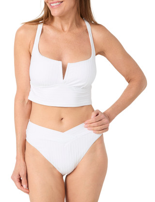 Thumbnail 3: Sanctuary Sanctuary Womens Ribbed V Wire Swimsuit Top 