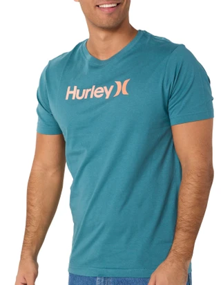 Thumbnail 3: Hurley Hurley Mens Short Sleeve Cotton Logo Tee 
