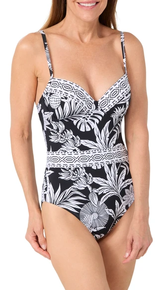 Thumbnail 3: Bleu Rod Beattie Bleu Rod Beattie Womens Tropical One Piece Swimsuit 