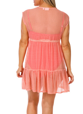 Thumbnail 6: DKNY DKNY Womens Ruffled Bandeu One Piece Swimsuit 