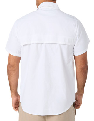 Thumbnail 3: REEL LEGENDS Reel Legends Mens Short Sleeve Button Down Solid Shirt 