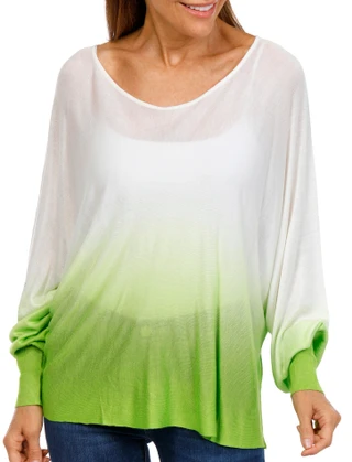 Thumbnail 1: Belldini Belldini Womens Long Sleeve Tie Dye Sweater 