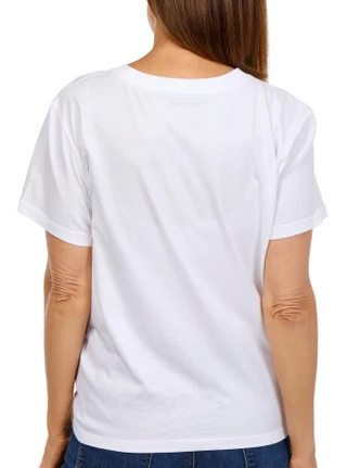 Thumbnail 2: DKNY DKNY Womens Active Crystal Logo Knot Hem Tee 