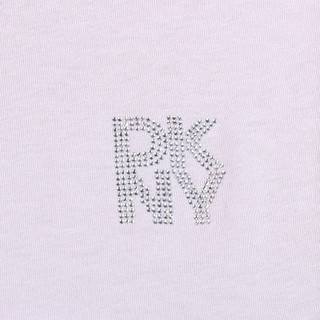 Thumbnail 3: DKNY DKNY Womens Active Crystal Logo Knot Hem Tee 