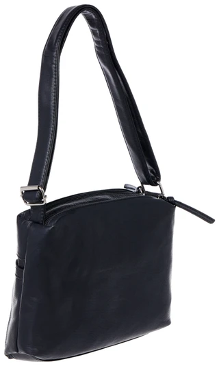 Thumbnail 2: Bueno Bueno Solid Color Side Zip Satchel Crossbody Bag 