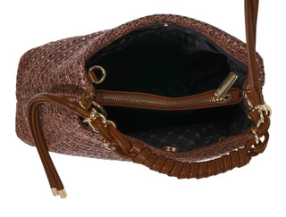 Thumbnail 2: BCBG BCBG Straw Double Compartment Woven Handle Satchel Bag 