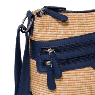 Thumbnail 5: Stone Mountain Stone Mountain Montego Bay Straw Hobo Bag 