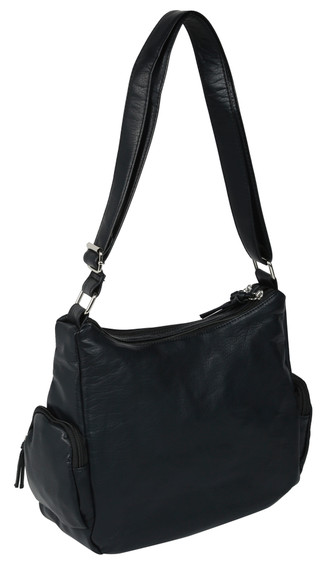 Thumbnail 2: Bueno Bueno Solid Color with Side Zip Pockets Satchel Bag 