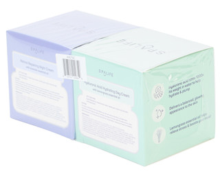 Thumbnail 2: Spa Life 2 Pk Hyaluronic & Retinol Day and Night Cream Skincare Set 