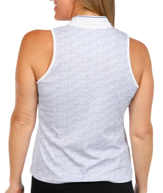 Thumbnail 2: LUCKY IN LOVE Lucky in Love Womens Golf Sleeveless Steel Cut Tank Top 