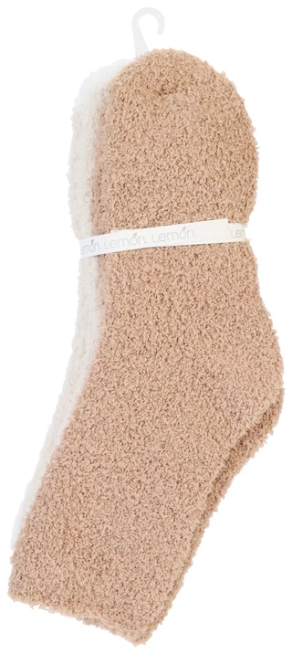 Thumbnail 2: LEMON Lemon Womens 3 Pk Cozy Crew Socks 