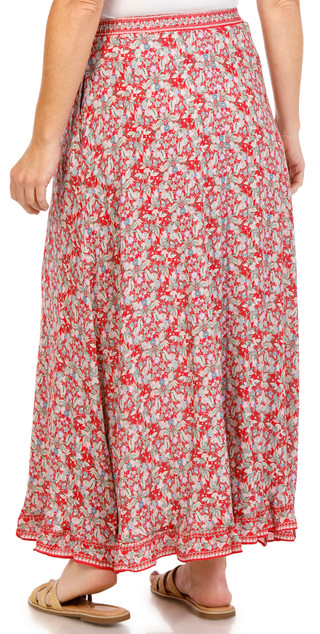 Thumbnail 2: MAX STUDIO Max Studio Womens Floral Maxi Skirt 