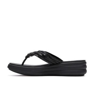 Thumbnail 3: Clarks Clarks Womens Cloudsteppers Drift Gem Wedge Sandals 