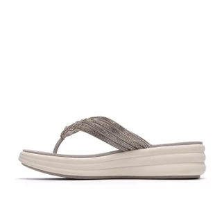 Thumbnail 3: Clarks Clarks Womens Cloudsteppers Drift Gem Wedge Sandals 