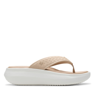 Thumbnail 6: Clarks Clarks Womens Cloudsteppers Solevana Post Flip Flops 