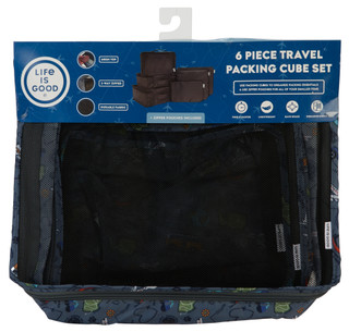 Thumbnail 1: Life is Good 6 Pk Packing Cube Set 