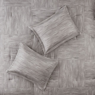 Thumbnail 2: Madison Park Madison Park 7 Pc. Walter Seersucker Comforter Set 