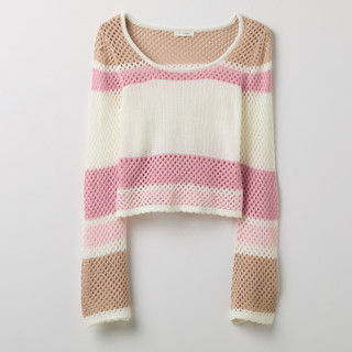 Thumbnail 1: No Comment No Comment Juniors Stripe Knit Sweater 